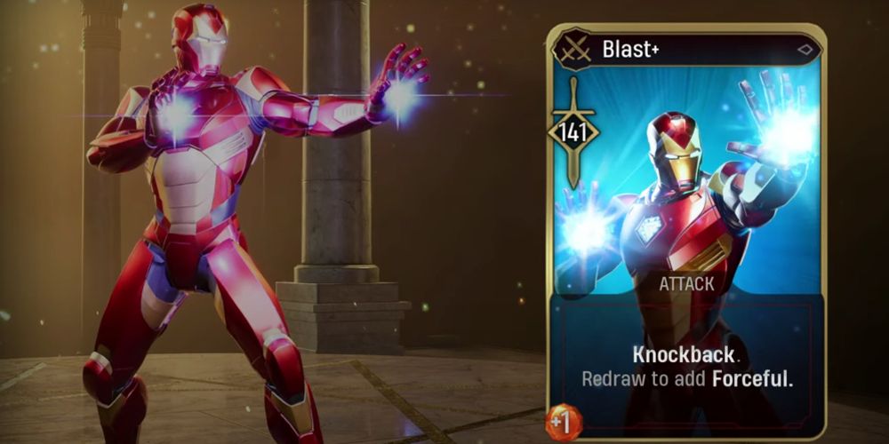 Iron Man's Bast card is seen in Marvel's Midnight Suns