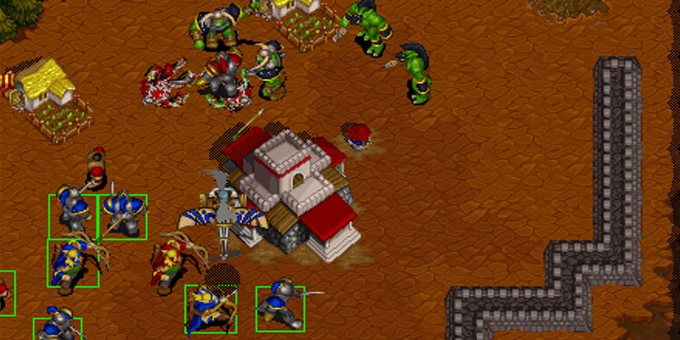 Jogabilidade de Warcraft II.