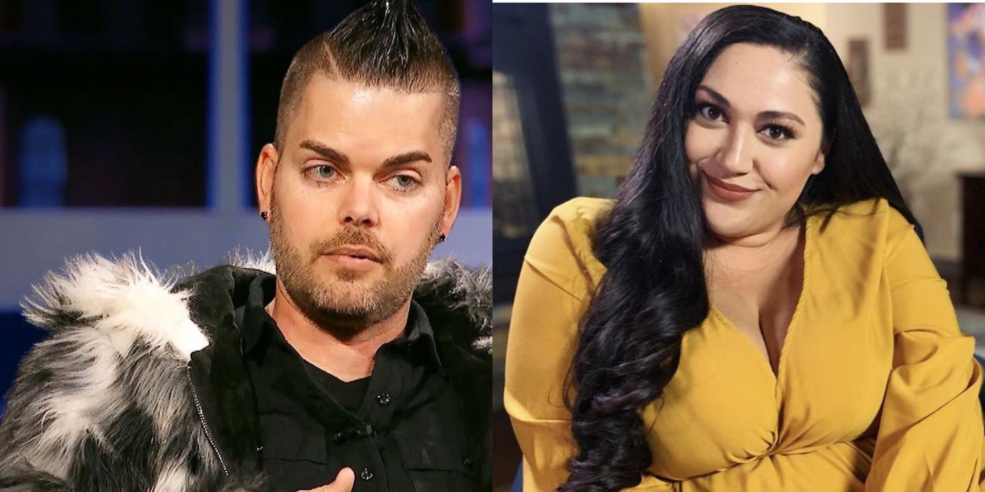 Split image of 90 Day Fiancé stars Tim Malcolm and Kalani Faagata