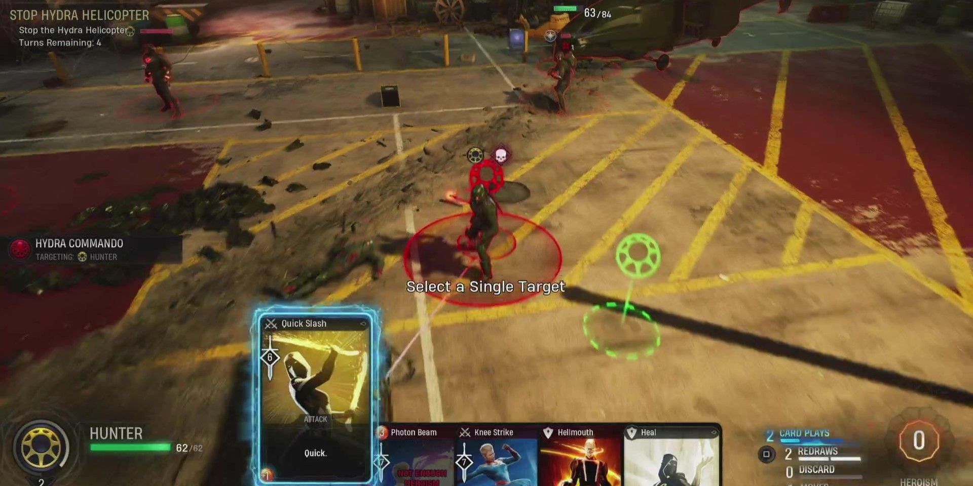 Using card abilities in Marvel's Midnight Suns