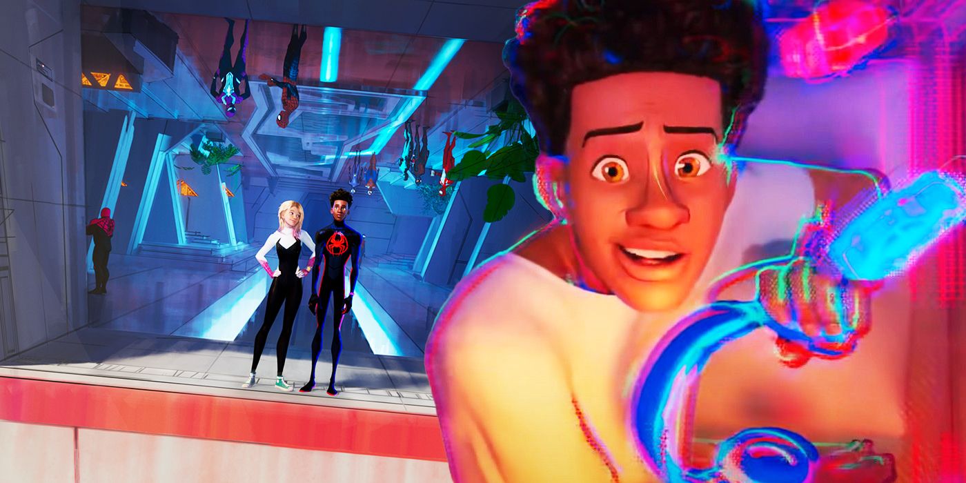 Miles Morales and Gwen Stacy in Spider-Man Across the Spider-Verse copy