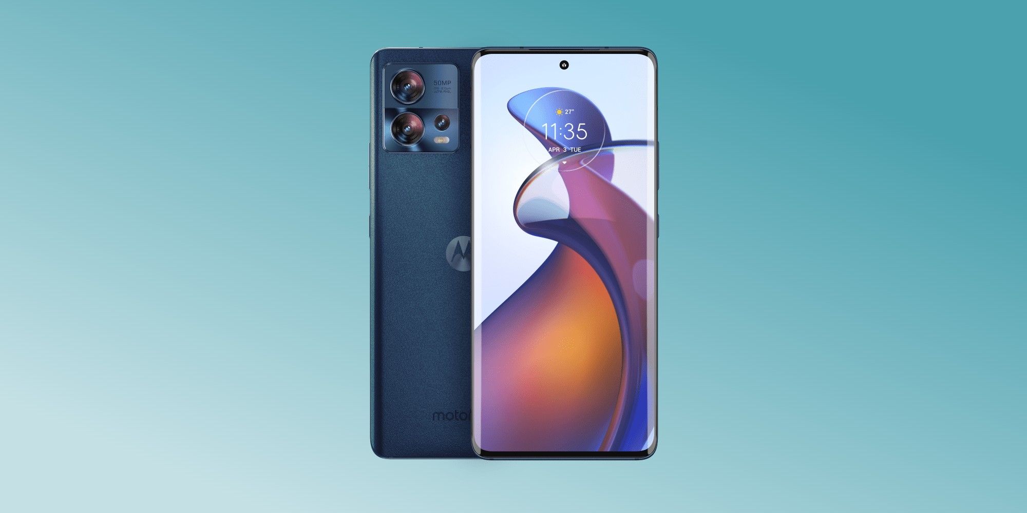 Motorola Edge 30 Fusion in Neptune Blue