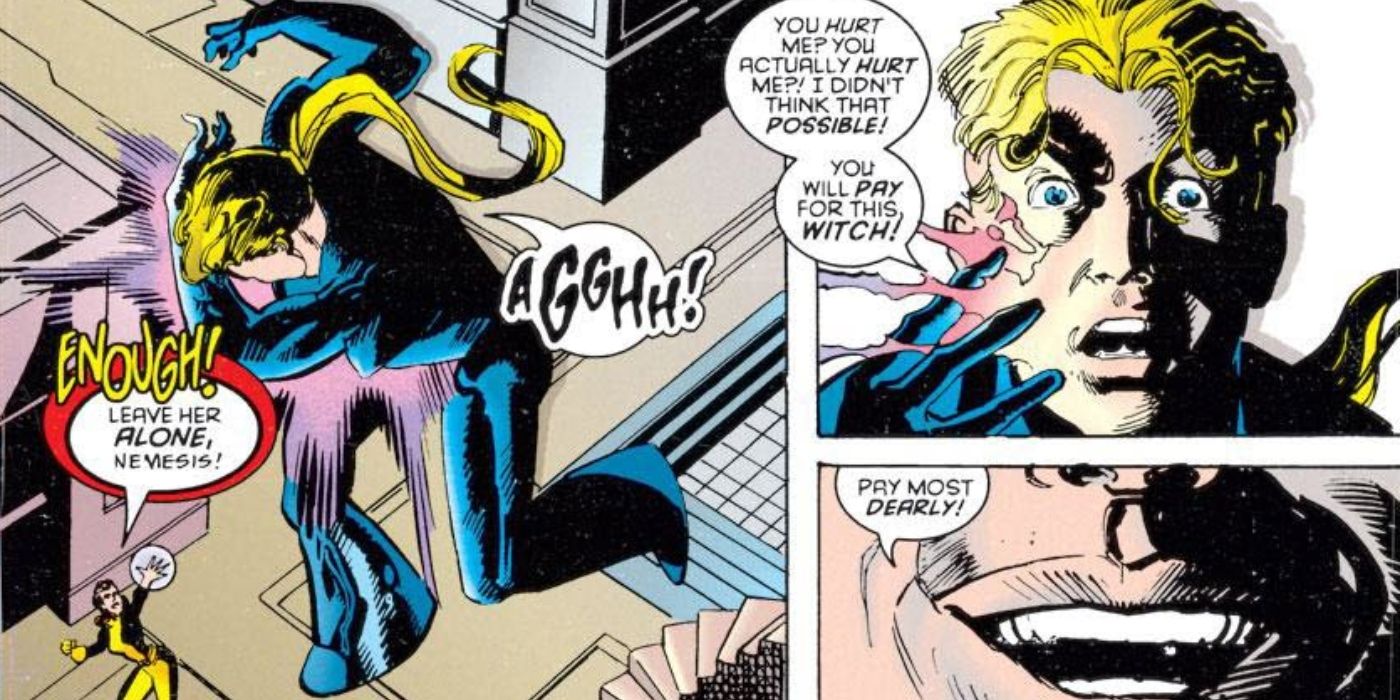Nemesis vs Scarlet Witch.