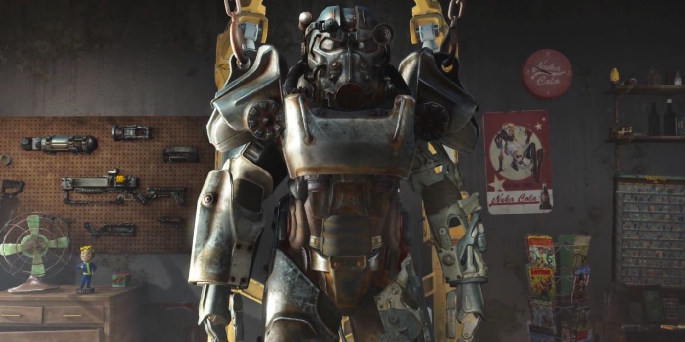 Power Armor in Fallout 4.
