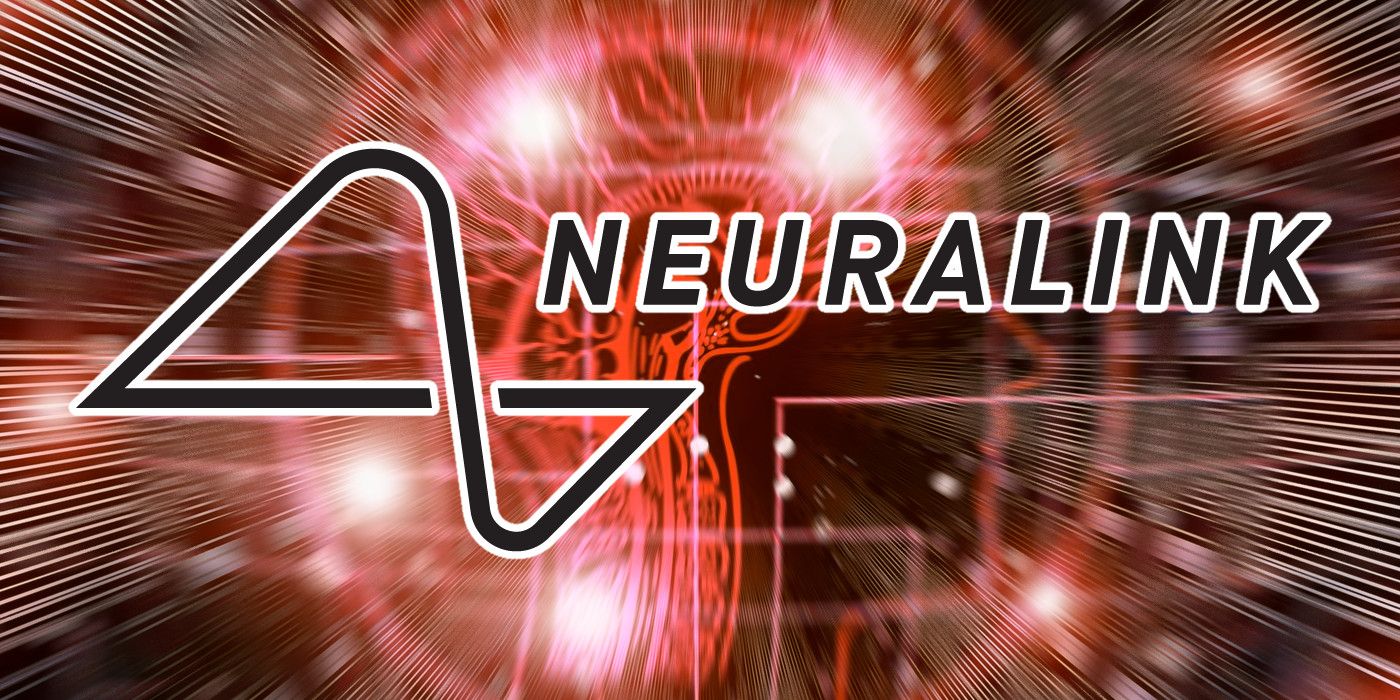 Neuralink logo superimposed on human brain