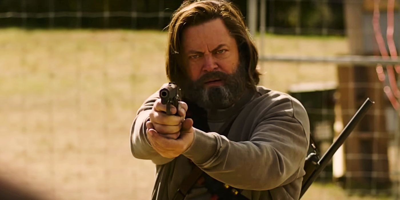 Nick Offerman como Bill na série The Last Of Us