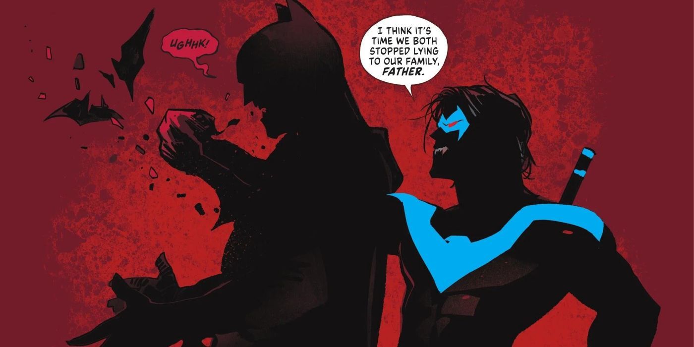 Nightwing Kills Batman DC vs Vampires DC Comics