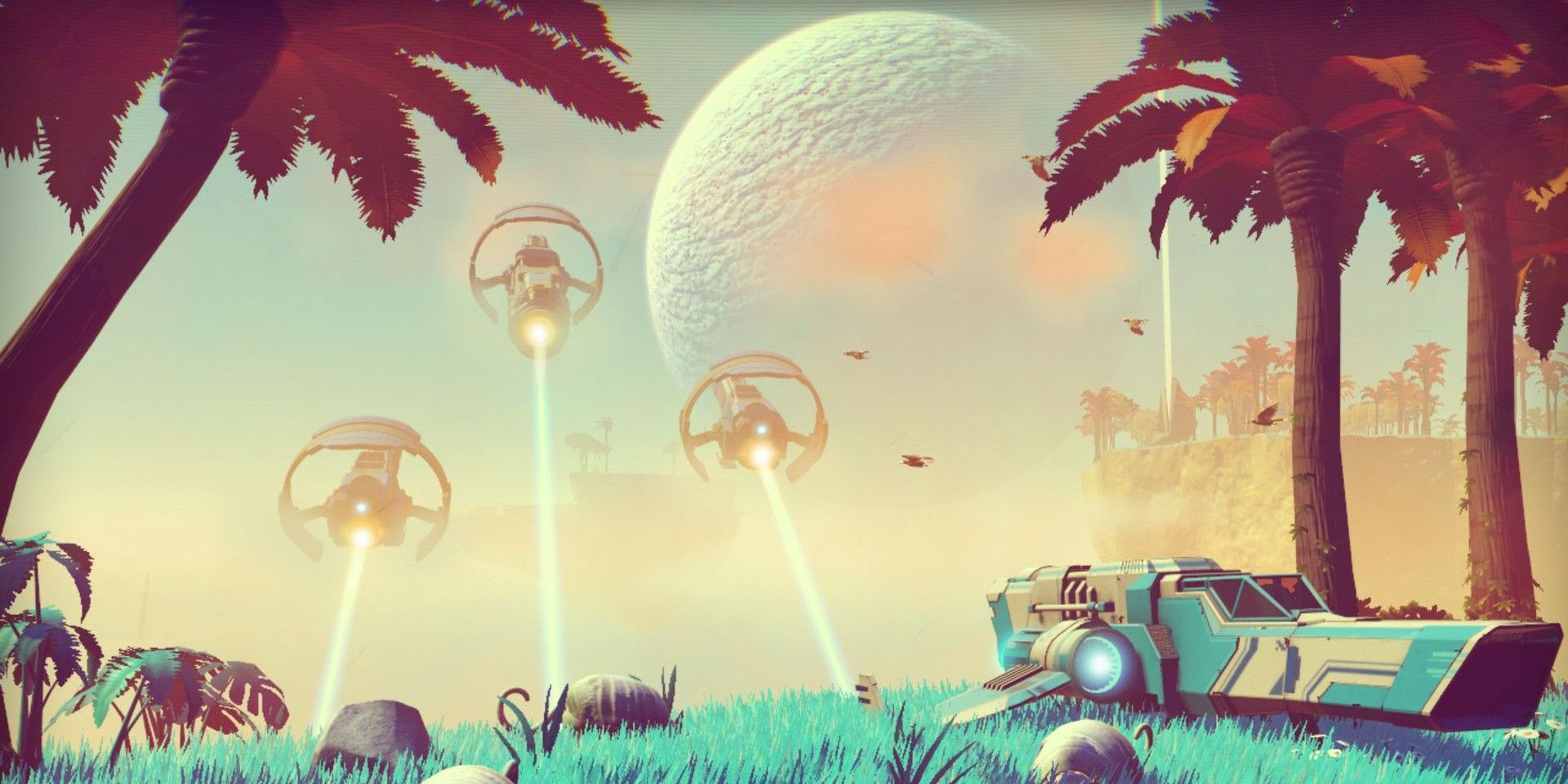 No Man's Sky Planet Spaceships Day