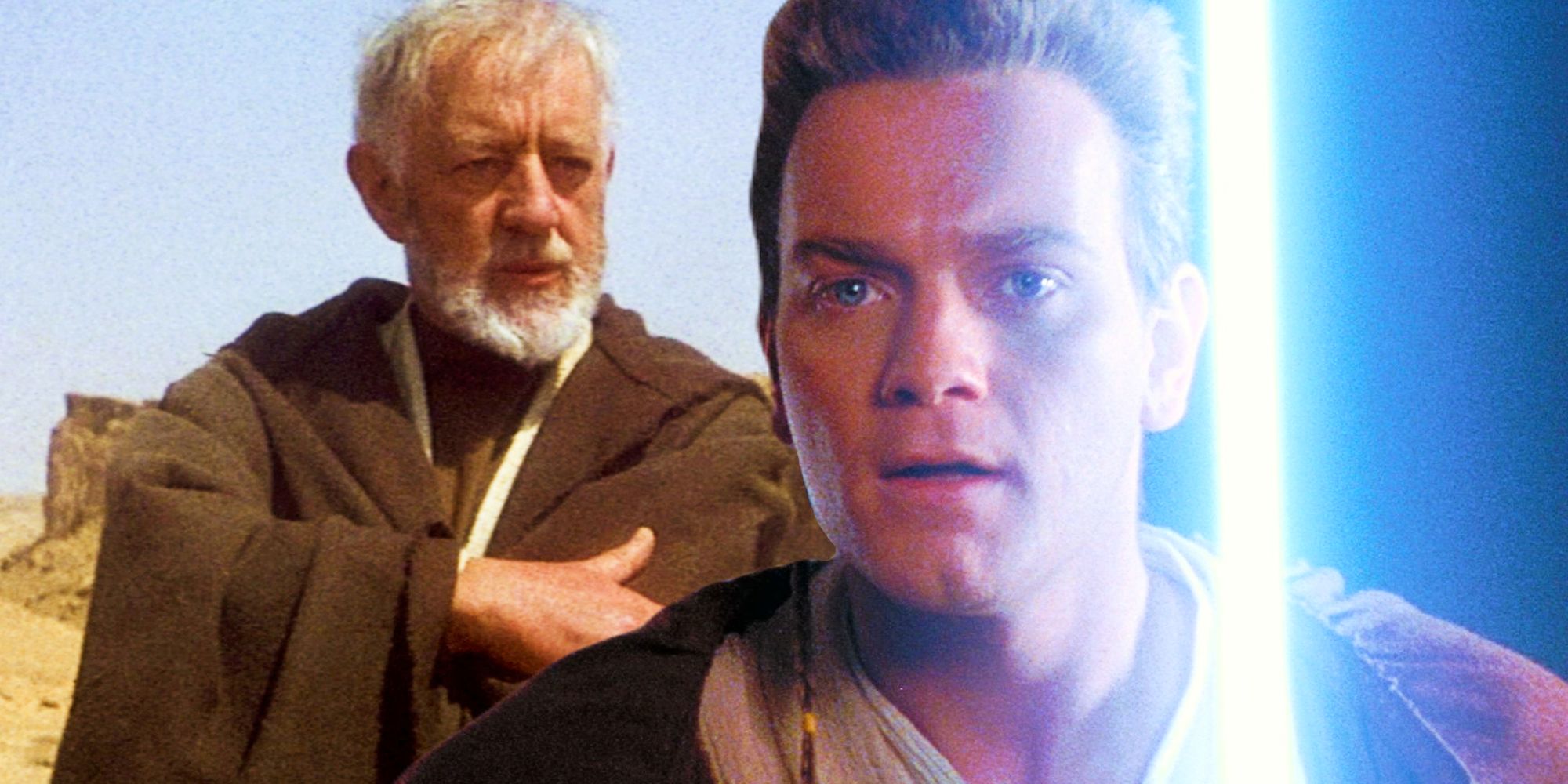 Obi-Wan Kenobi in A New Hope and The Phantom Menace
