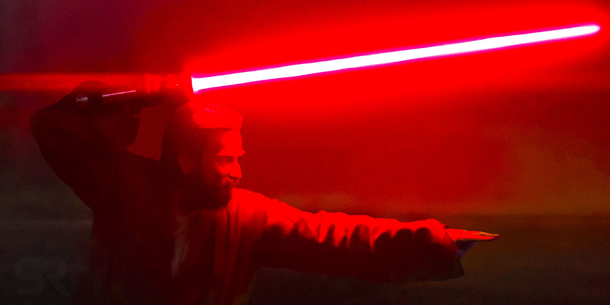 red lightsaber