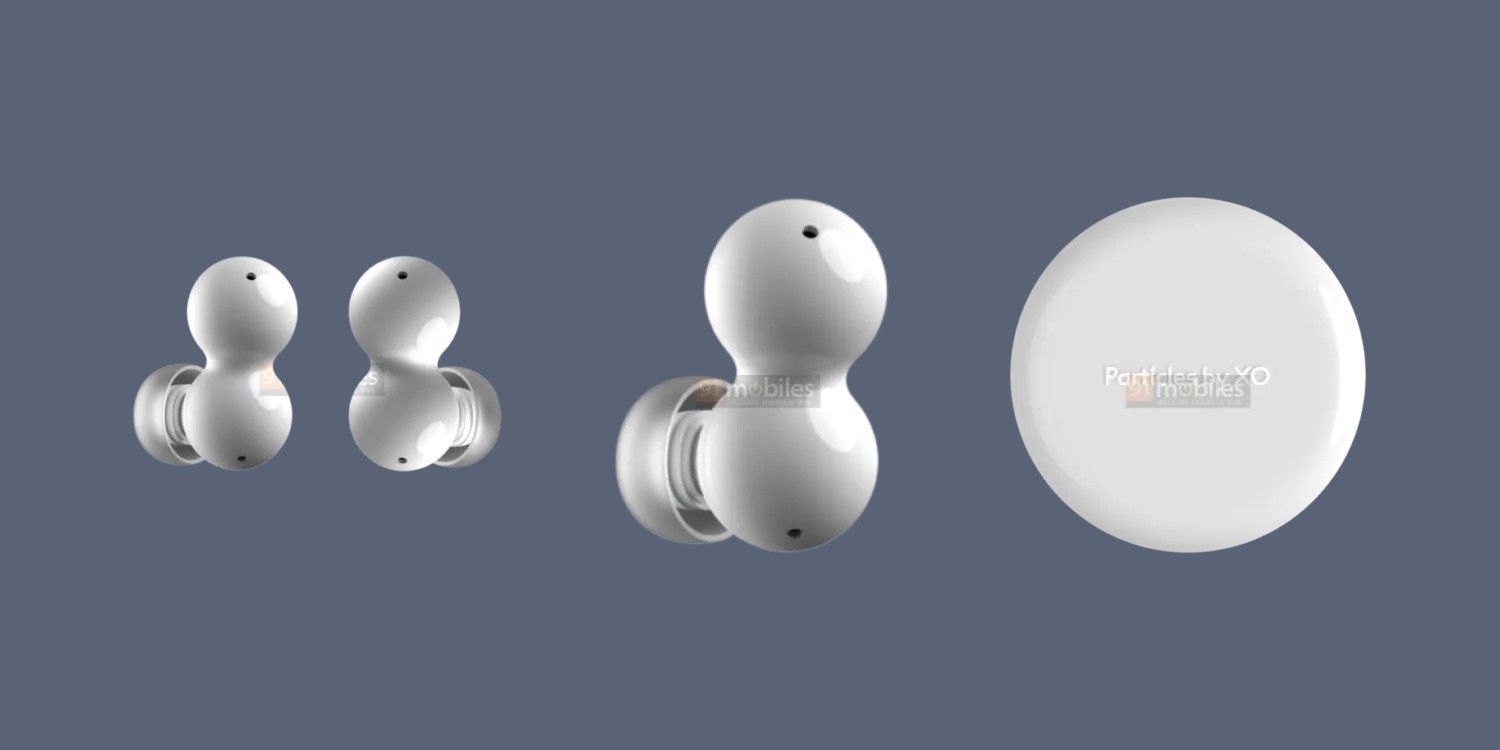 Image showing the “Particles by XO” earbuds and case
