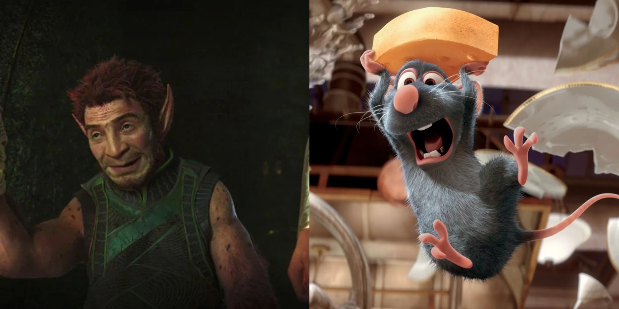 Split image of Pip the Troll and Remy