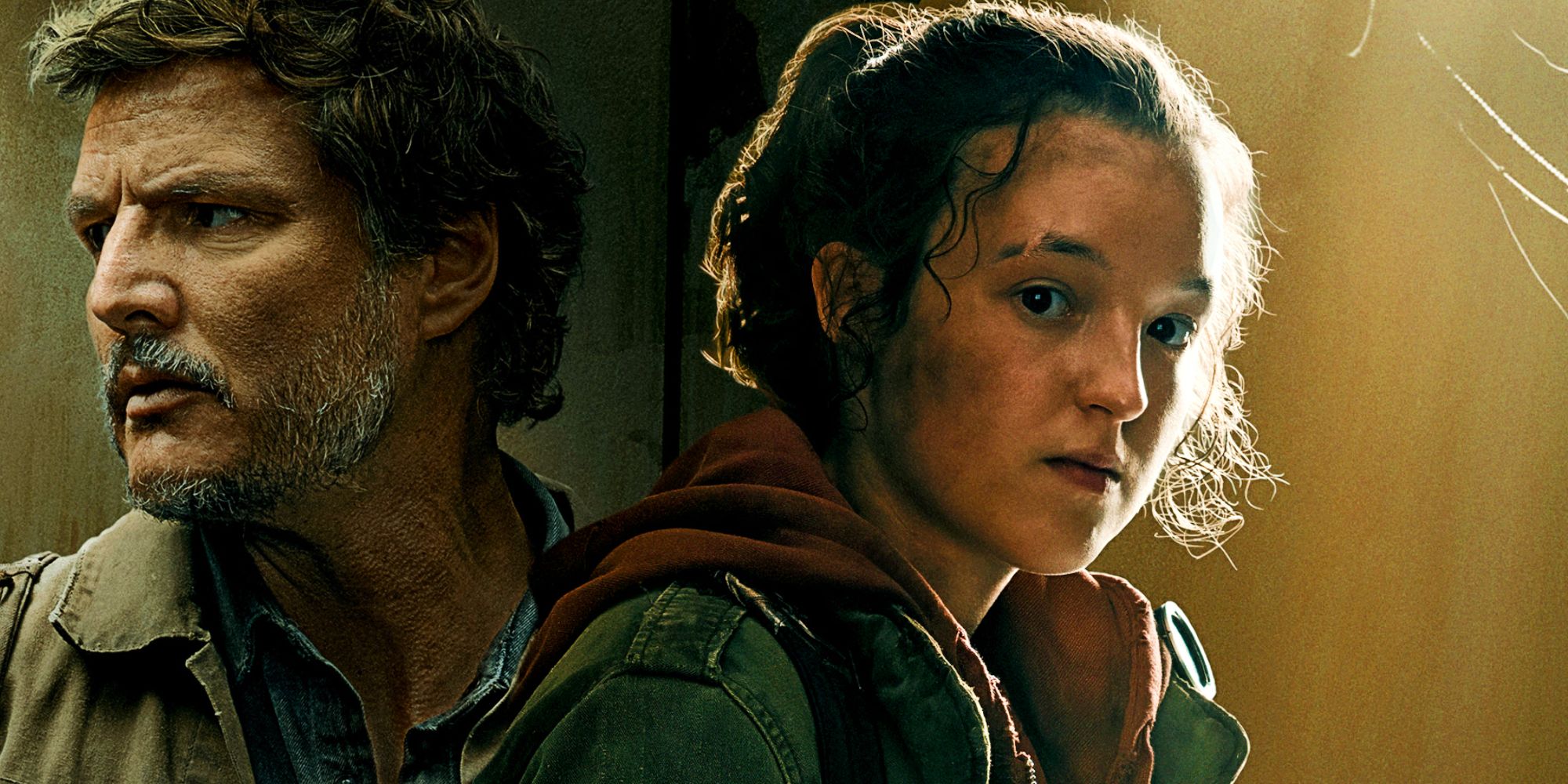 Pedro Pascal as Joel and Belle Ramsey as Ellie in HBO's The Last of Us