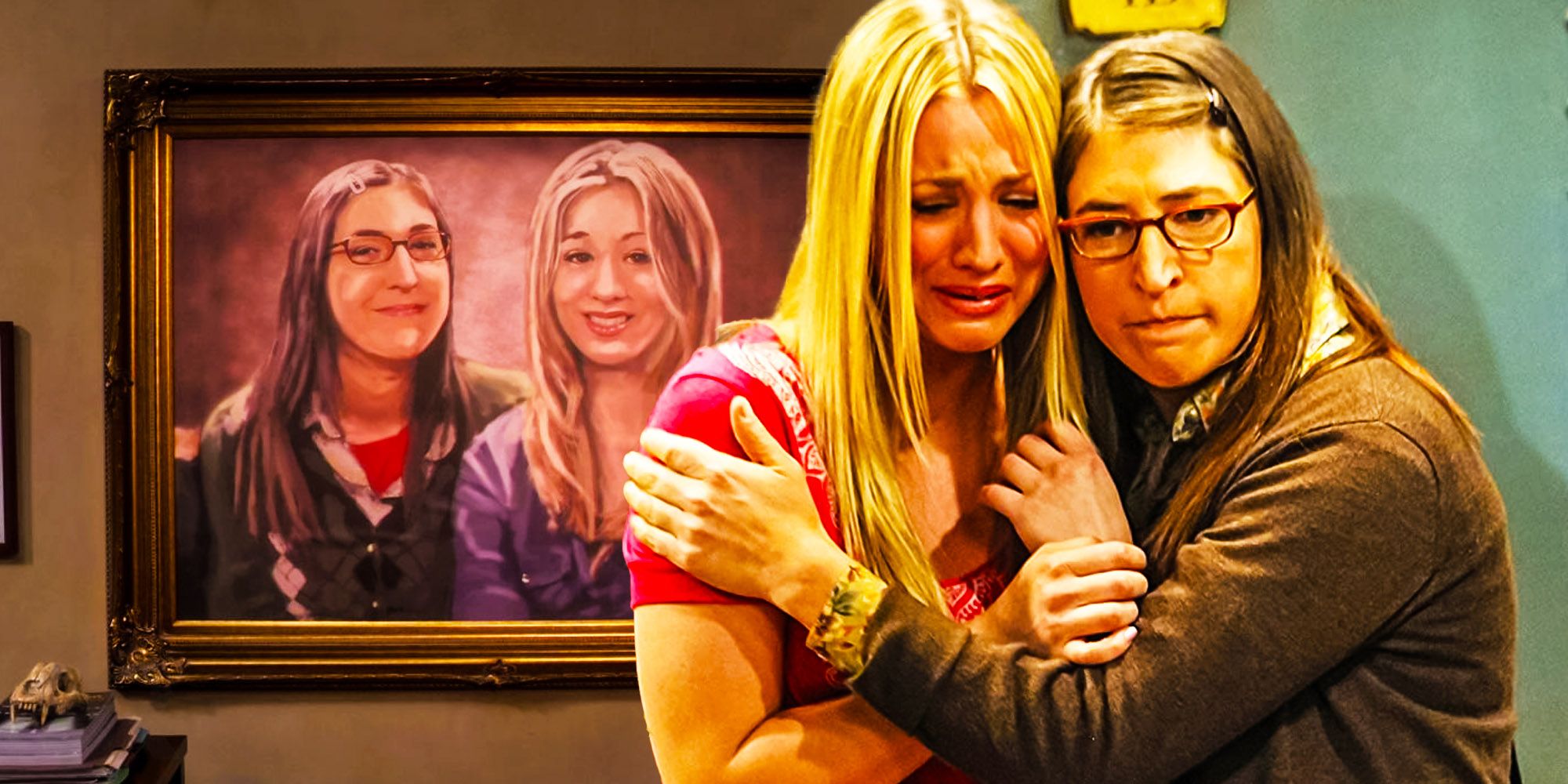 Secret Amy Penny Painting Detail Makes Their TBBT Friendship