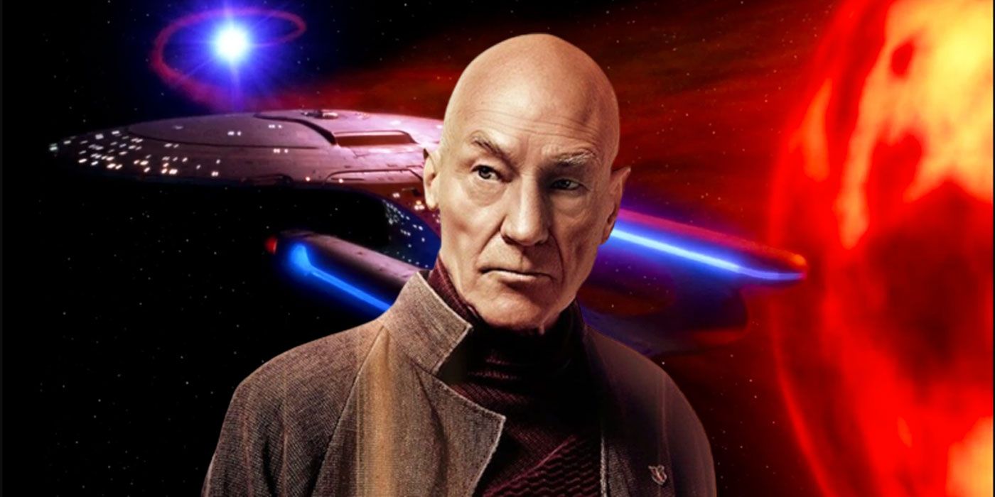 Jean-Luc Picard y la Enterprise-D.