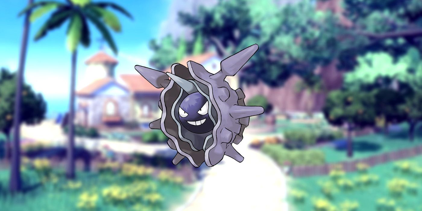 Cloyster in Pokémon Scarlet and Violet with the open world in the background