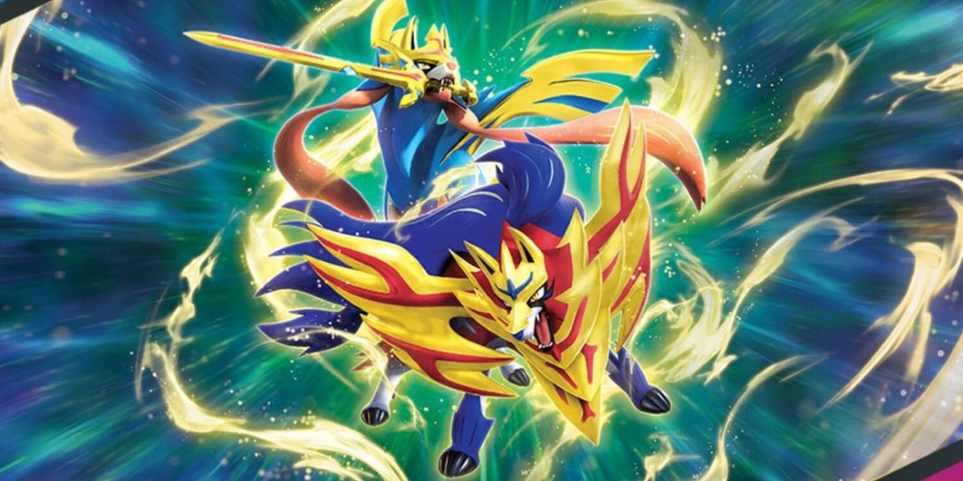 Zacian V and Zamazenta V Special Art Rares from VSTAR Universe