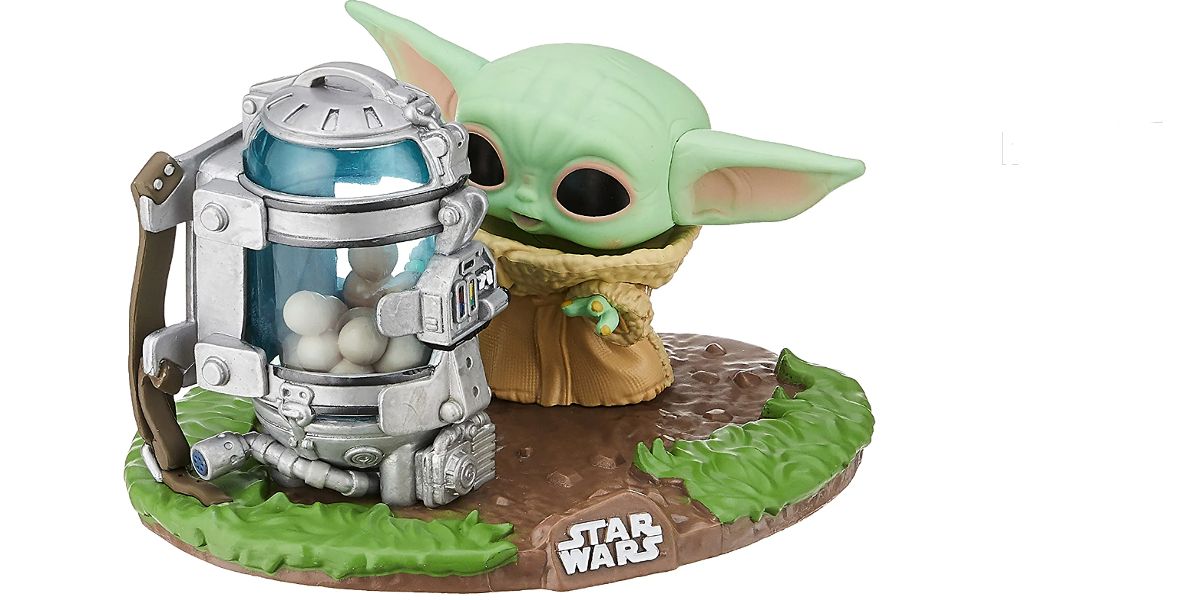 Pop Funko Deluxe Star Wars The Mandalorian The Child with Canister Amazon product shot