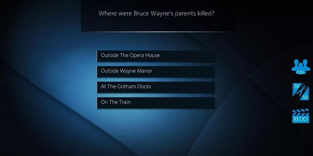 A Batman question is asked on PopcornTrivia