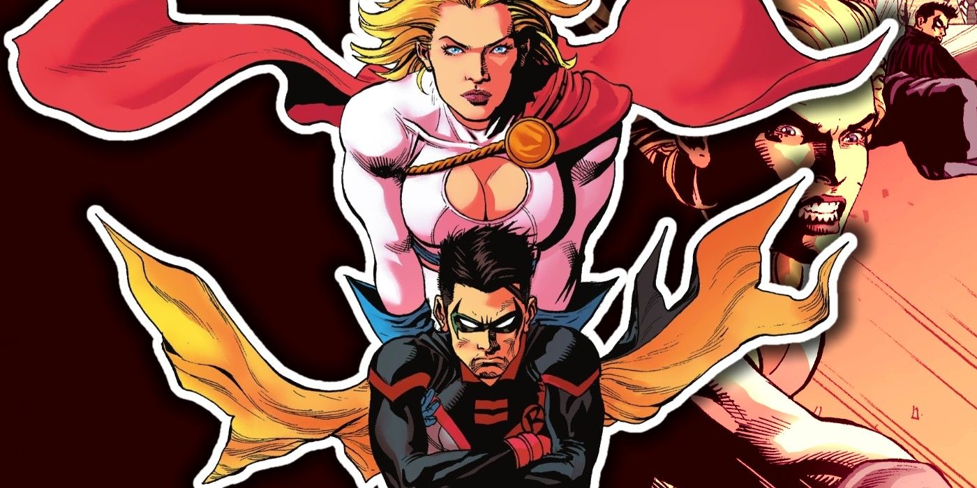 Power girl and robin team