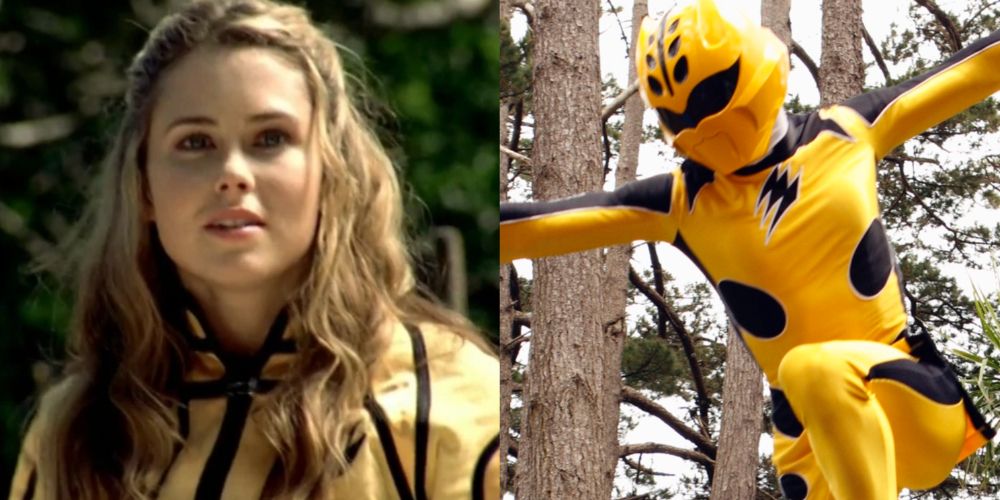 Lily é a Ranger Amarela Fúria da Selva em Power Rangers