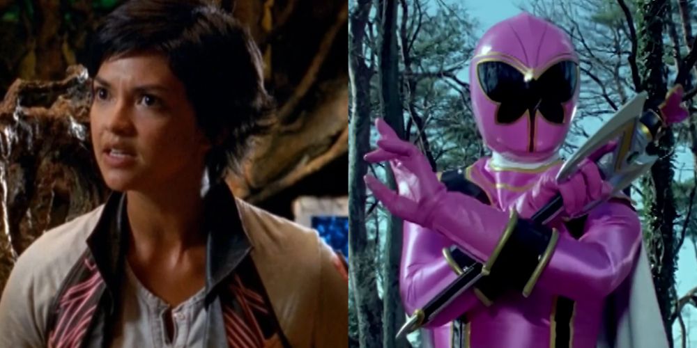 Vida is the Pink Ranger in Power Rangers Mystic Force