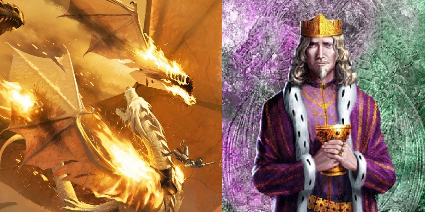 Quicksilver and Aenys Targaryen in Game of Thrones.