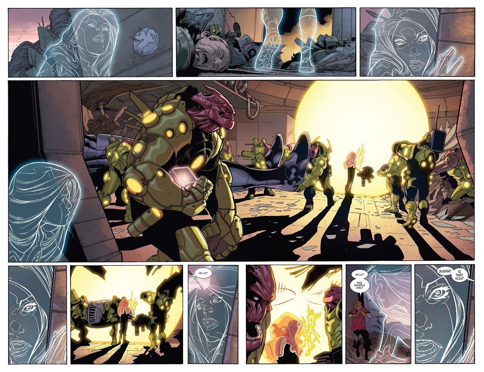 Marvel comics Ultimate Mystery Sue Storm Reed Richards