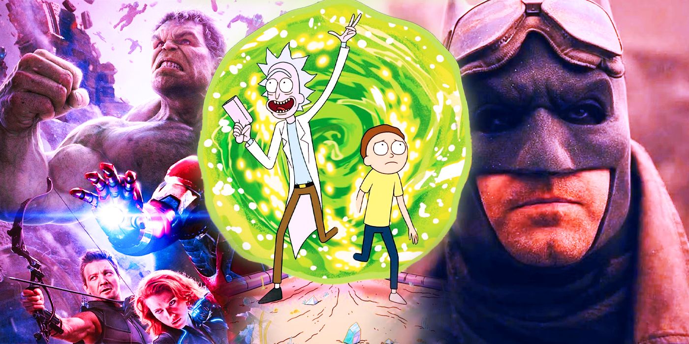Rick and Morty With Batman and Avengers References
