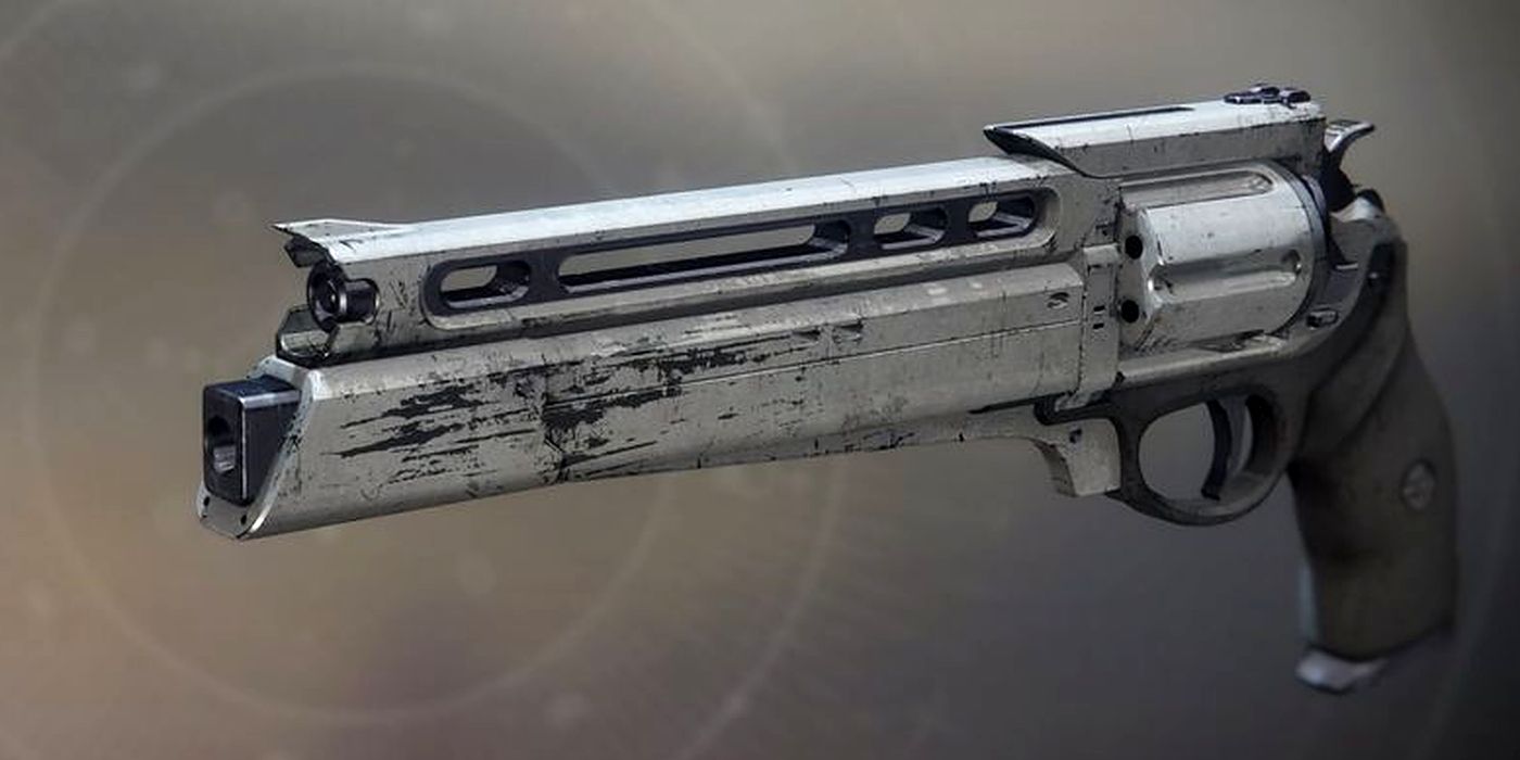 Rose Hand Canon Weapon Inspection View in Destiny 2