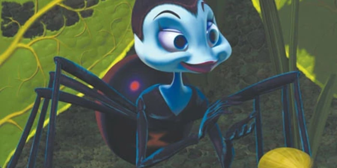 Rosie smiling in A Bug's Life
