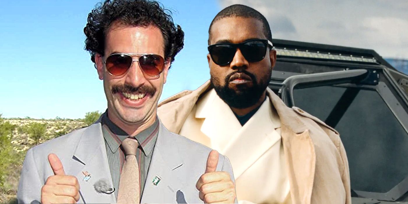 Sacha Baron Cohen Borat Kanye West