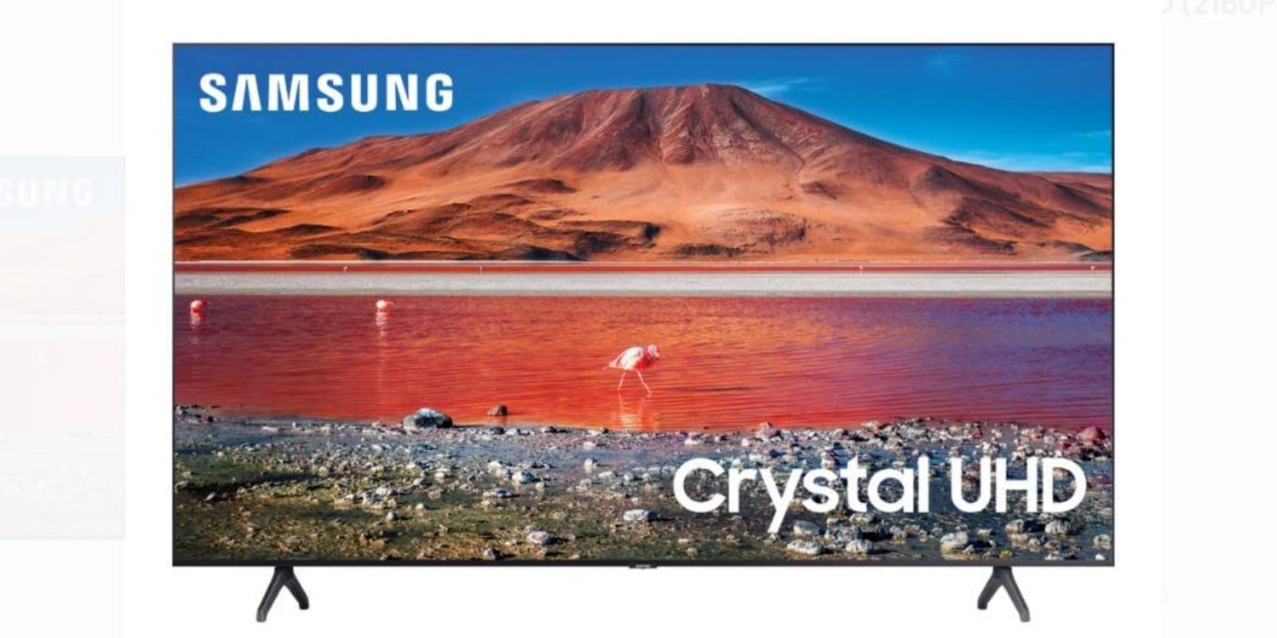 Promo image for the Samsung TU7000 4K TV.