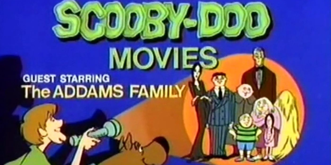 Scooby Doo and Shaggy encounter the Addams Family