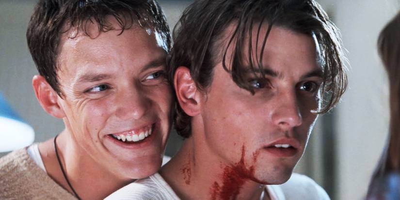 Stu and Billy looking scary as they confess to Sidney in Scream 1996