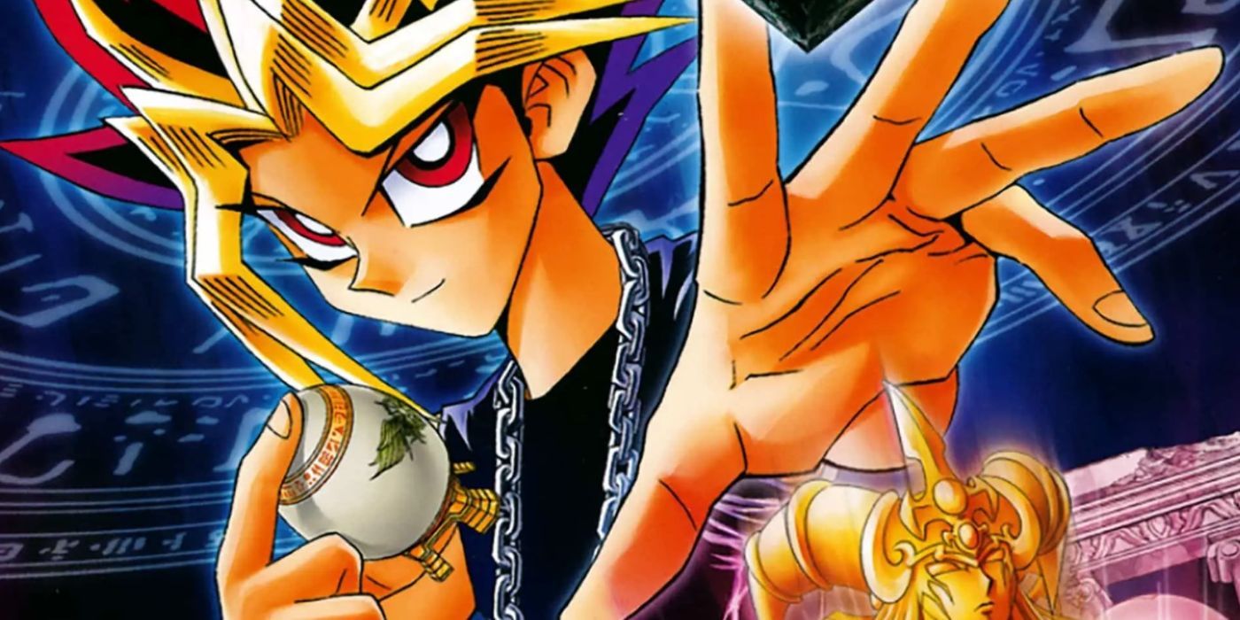 Yugi na capa da Capsule Monsters Coliseum