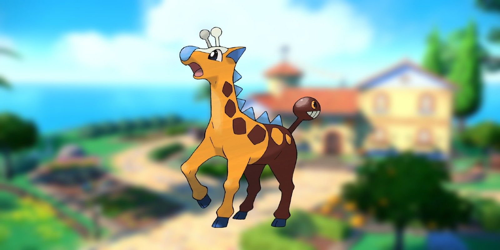 Girafarig brilhante em Pokémon Scarlet e Violet tem características azuis em vez de rosa