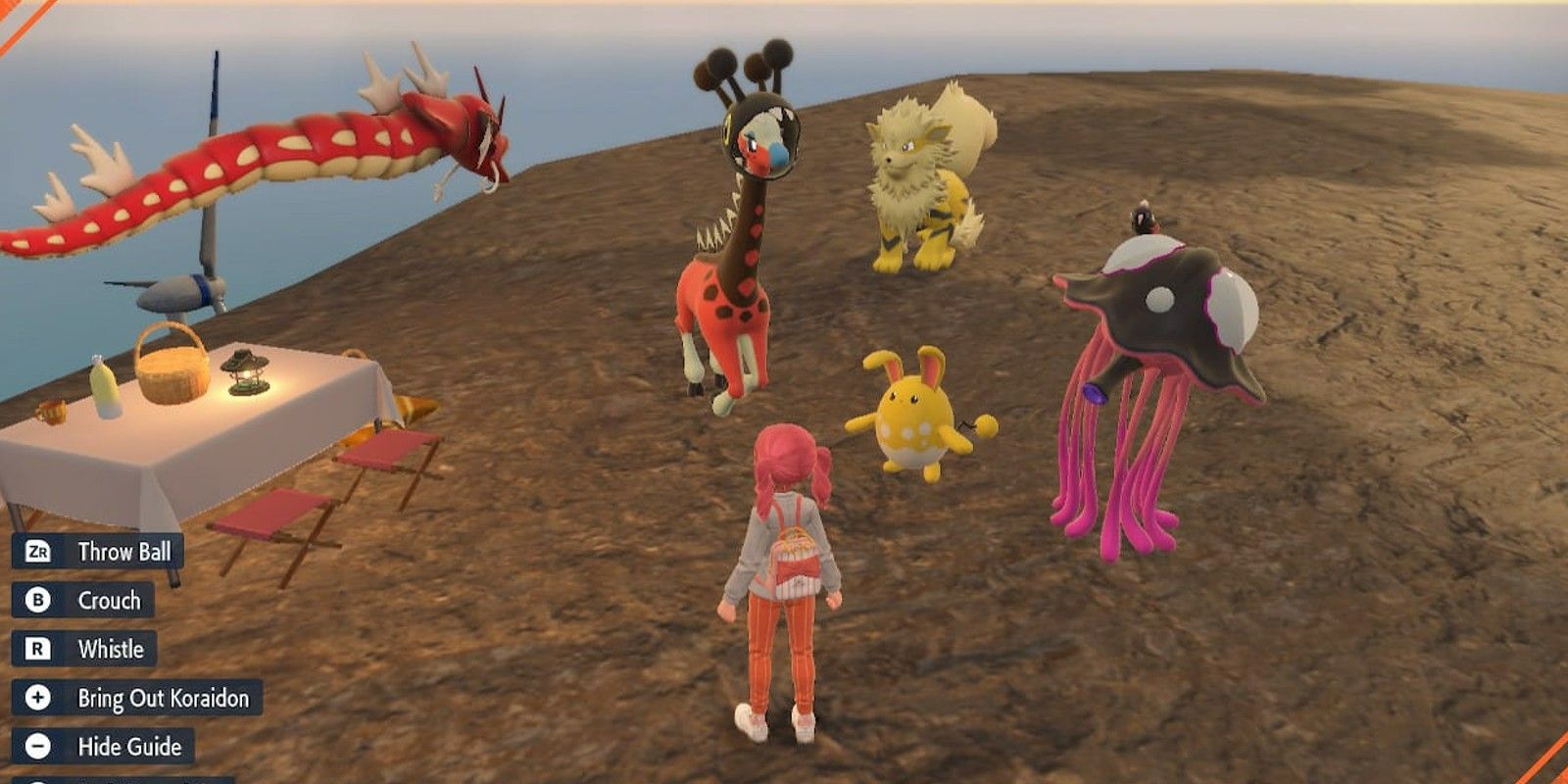 Equipe brilhante encontrada ao capturar Pokémon brilhantes isolados em Pokémon Scarlet e Violet