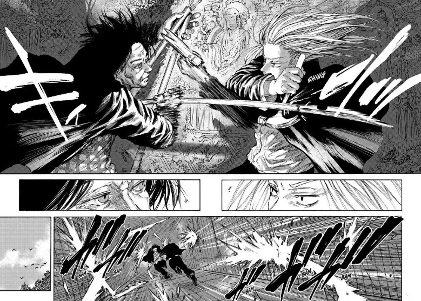 Shishiba and Yotsumura clash in Sakamoto Days