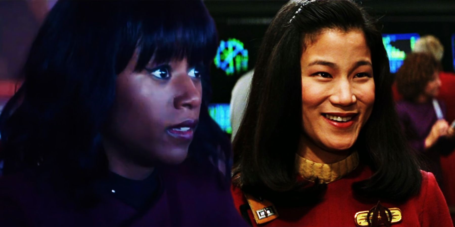 Ashlei Sharpe Chestnut comme Sidney et Jacqueline Kim comme Demora dans Star Trek