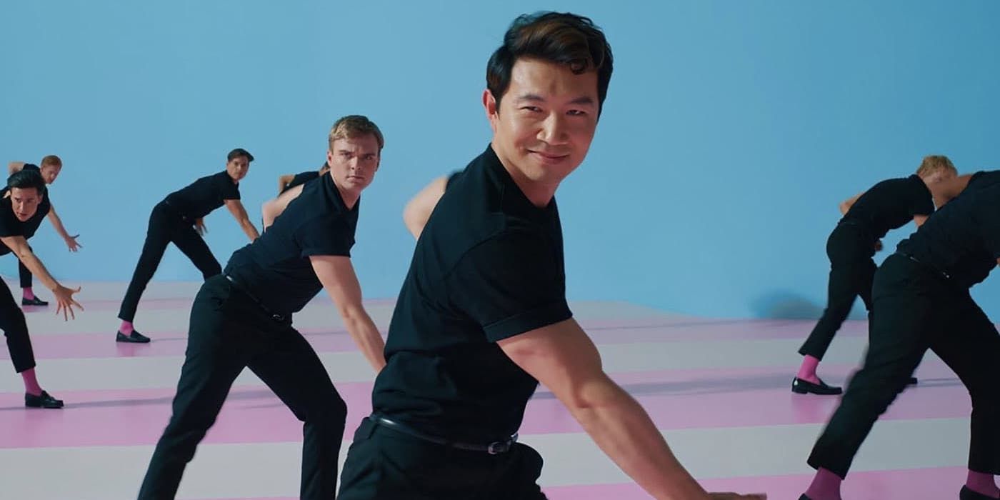 Simu Liu dancing in Barbie as Ken