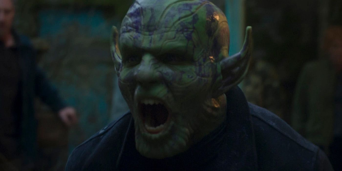Skrull grita de raiva no trailer de Invasão Secreta