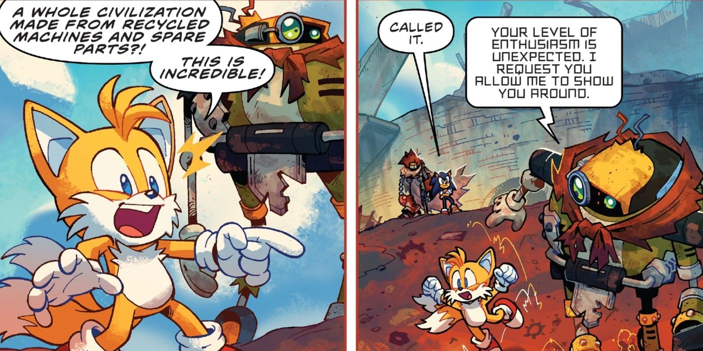 Sonic&rsquo;s Tails is excited about robots.