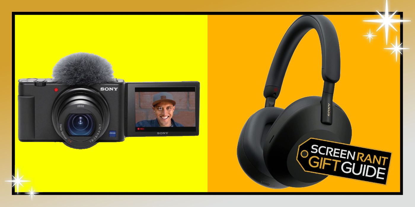 Sony Camera, Headphones in Gift Guide Frame