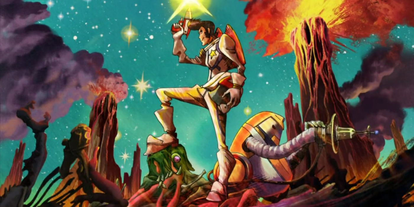 Space Dandy posing from the opening credits