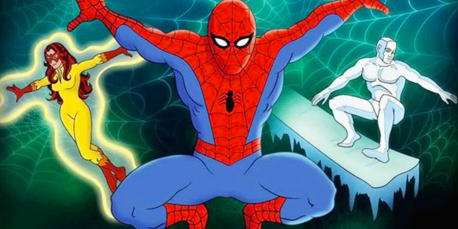Spider-Man and his amazing friends in the dark web of Marvel Comics