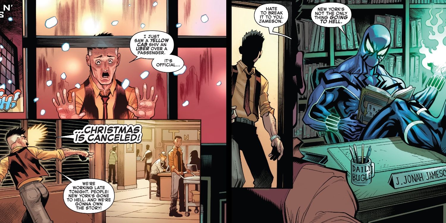 Clone Chasm de Spider-Man kidnappe J Jonah Jameson dans Dark Web