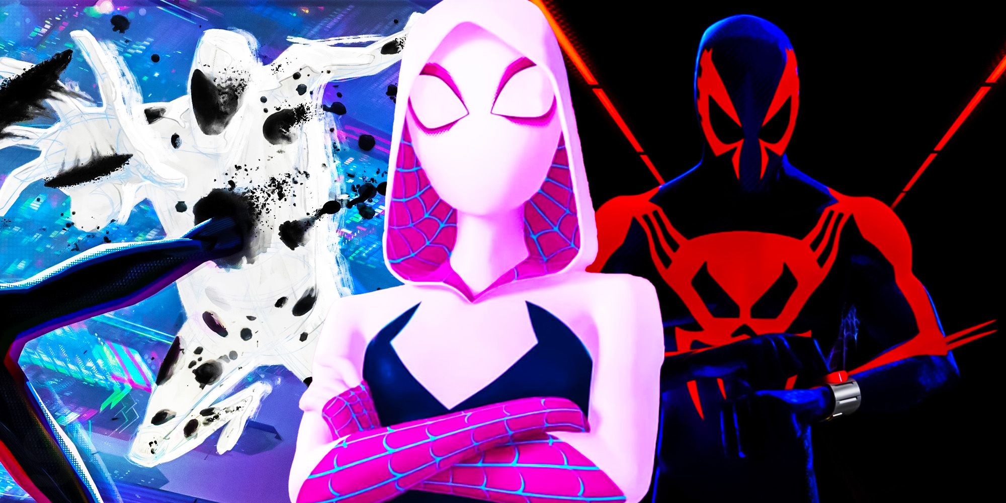 Spiderman across the spiderverse spider gwen spiderman 2099