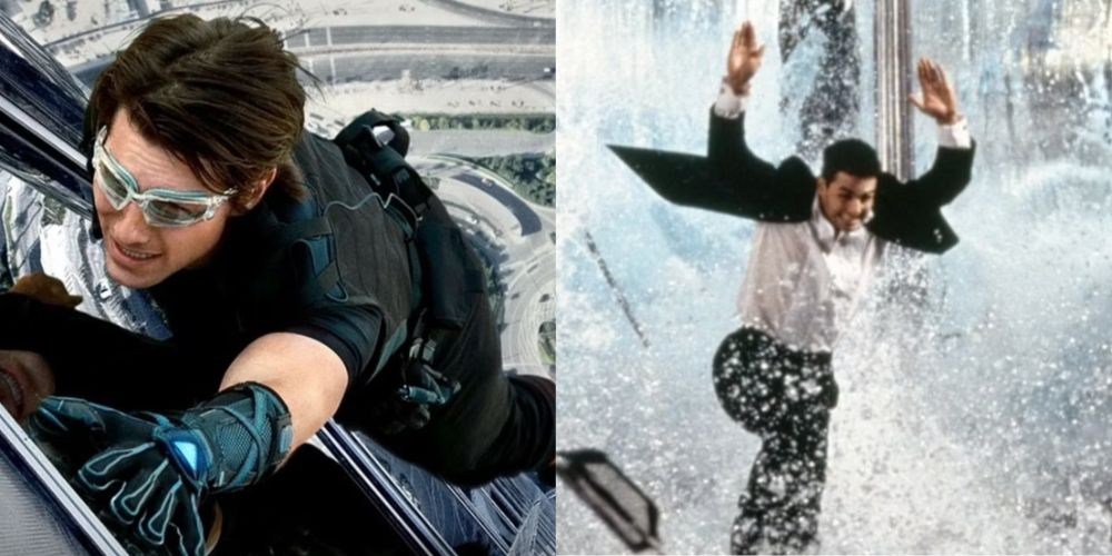 Split image of Mission Impossible Ghost Protocol and Mission Impossible
