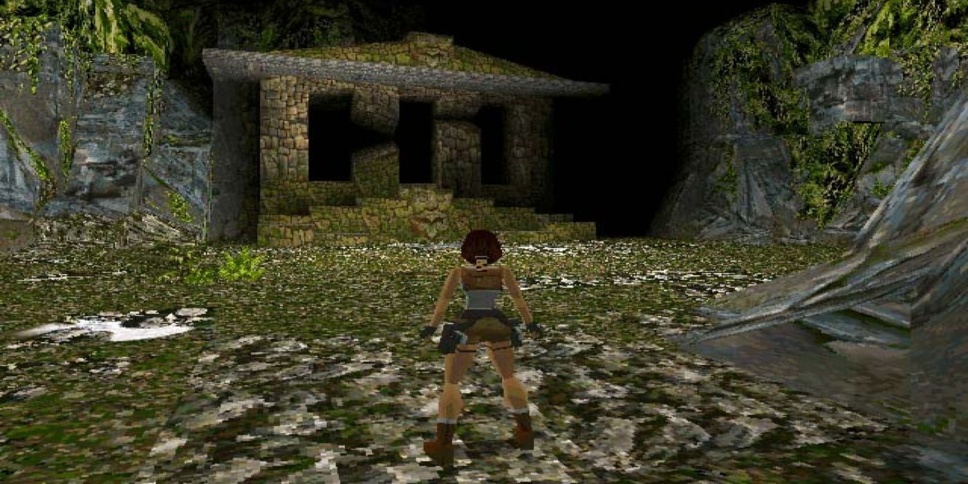 Gameplay from Tomb Raider 1996.